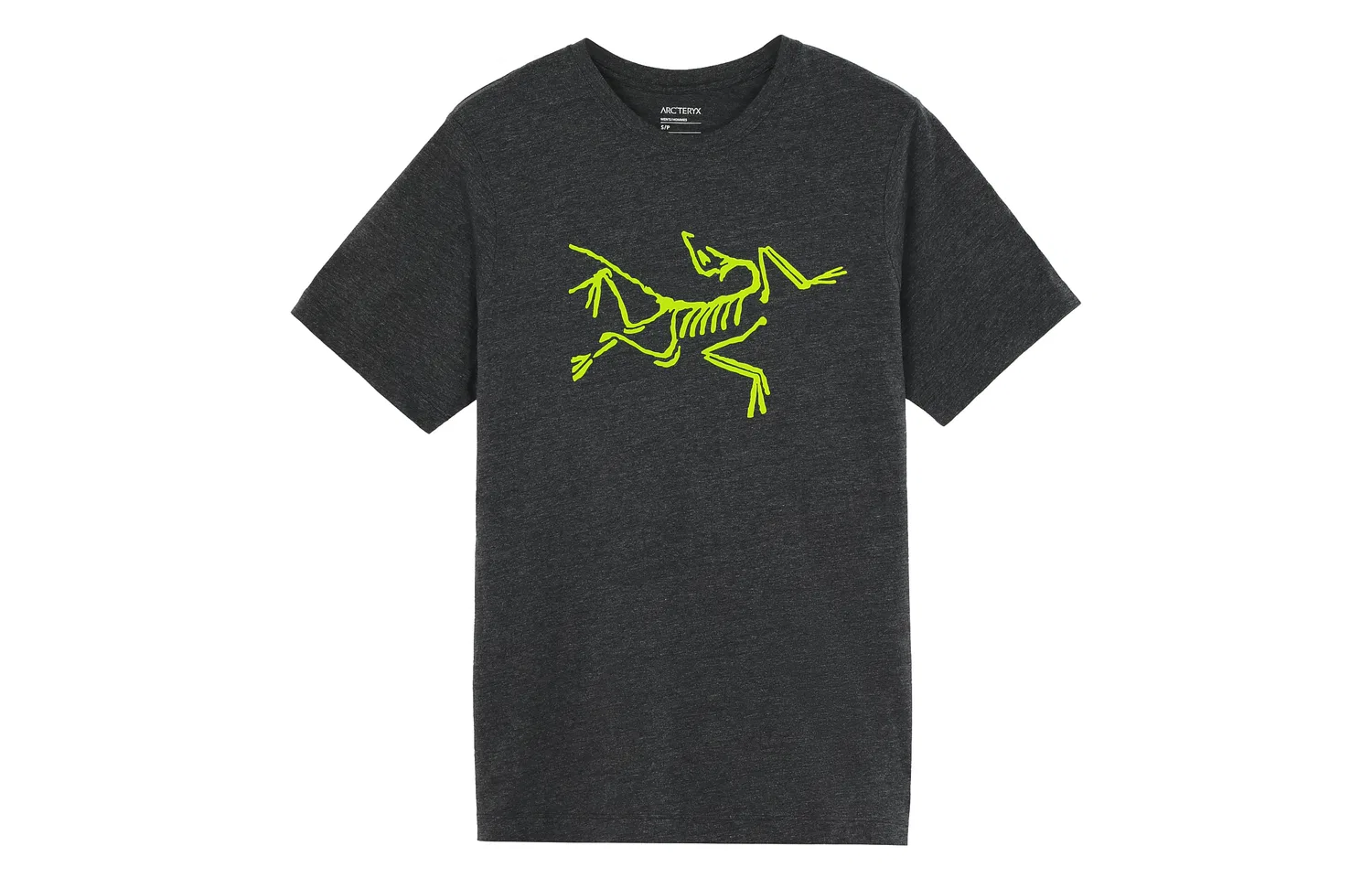 Мужская футболка с круглым вырезом IONIA Arcteryx, Black Gray/Black Ash — фото 3
