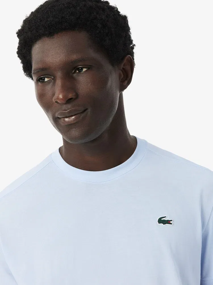 Футболка с коротким рукавом базовая тренировочная TH7618 LACOSTE, Royal Blue — фото 2