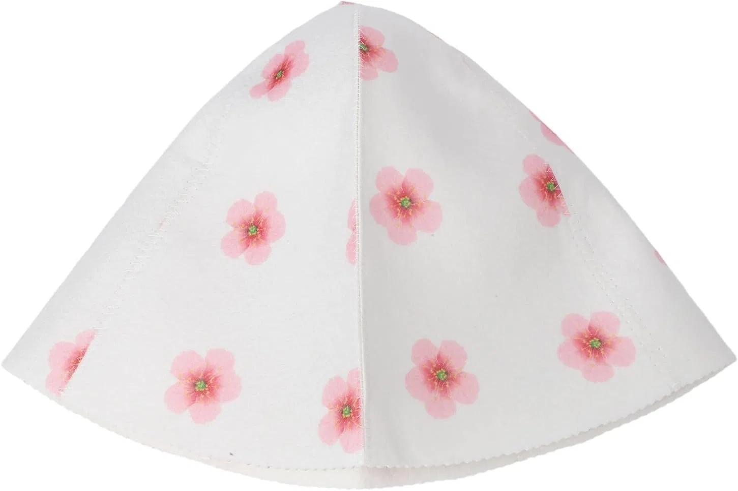 Сауна-шапочка из войлока для защиты от тепла, Zeroupshop, 70 см, Pink Flowers — фото 3