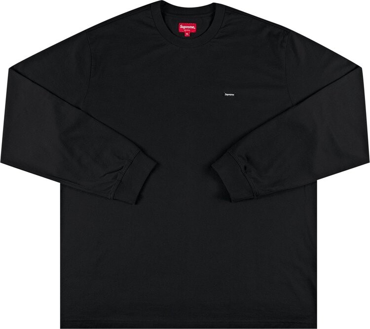 

Лонгслив Supreme Small Box Long-Sleeve Tee 'Black', черный