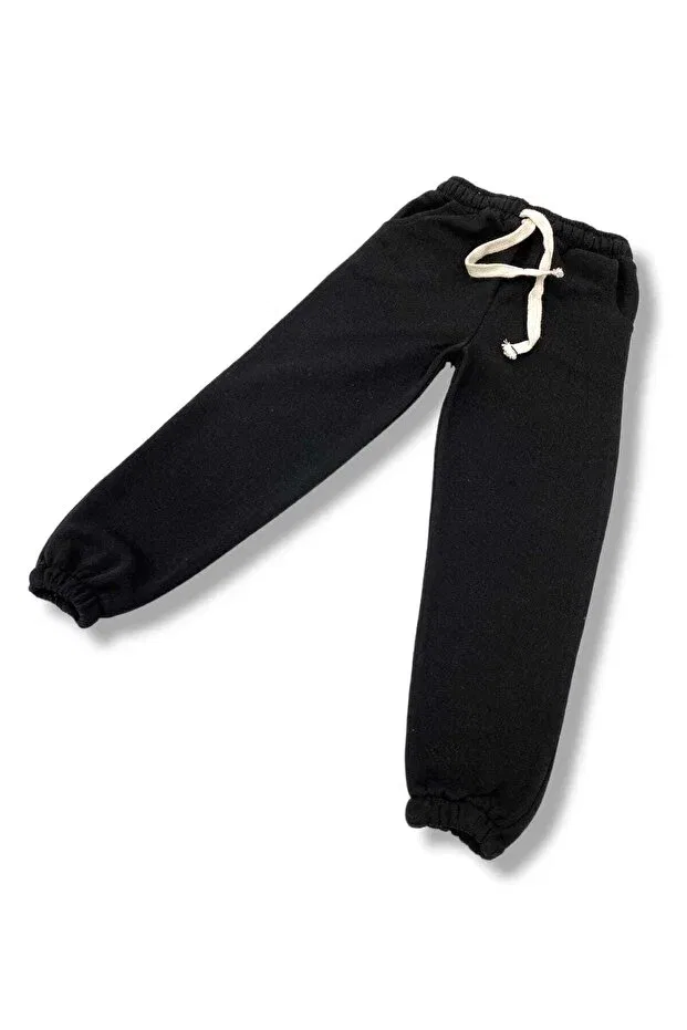 Детские спортивные штаны для мальчиков с утяжкой Bobby Jr Kidswear, Black