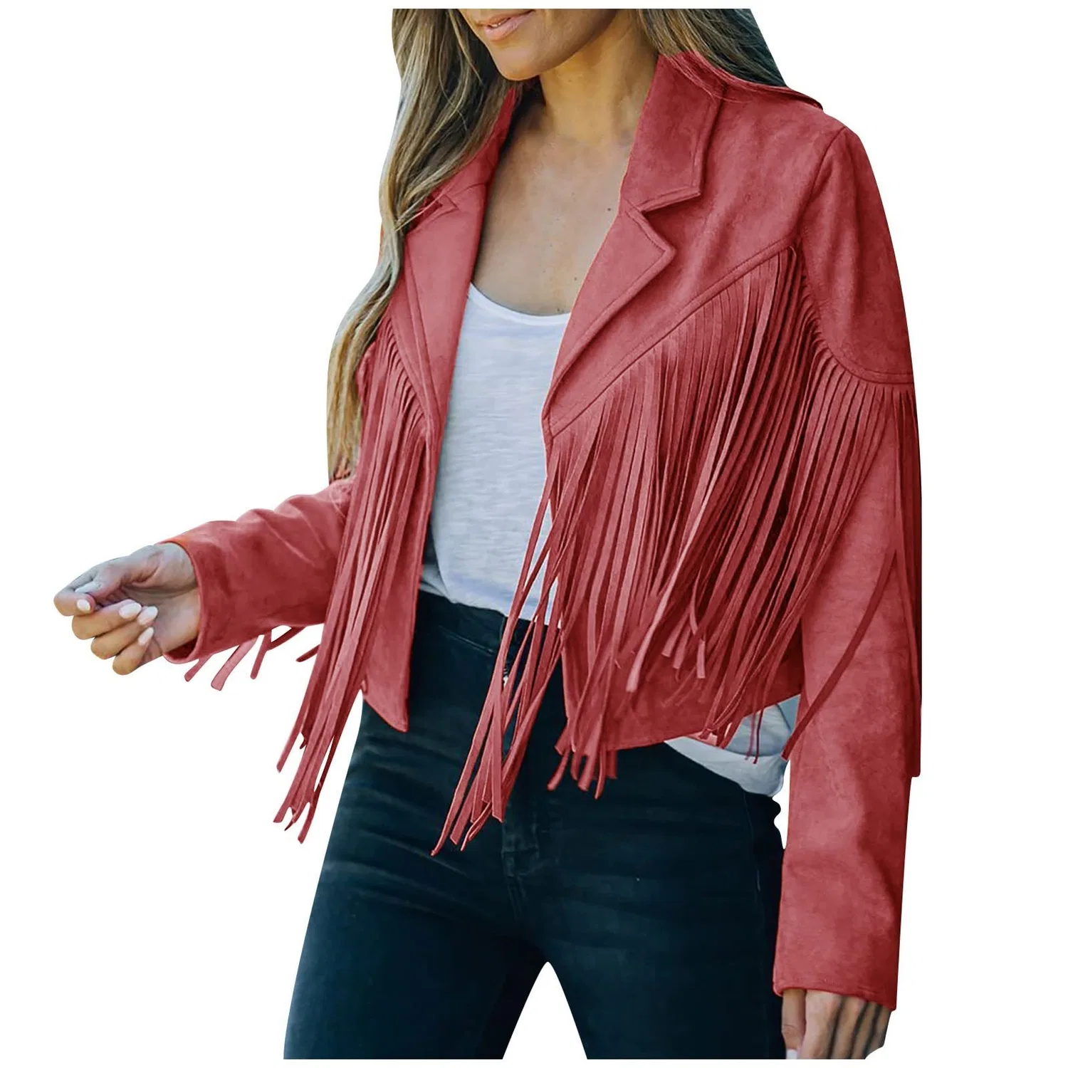 Женская куртка с длинным рукавом Motorcycle Jacket, Orange