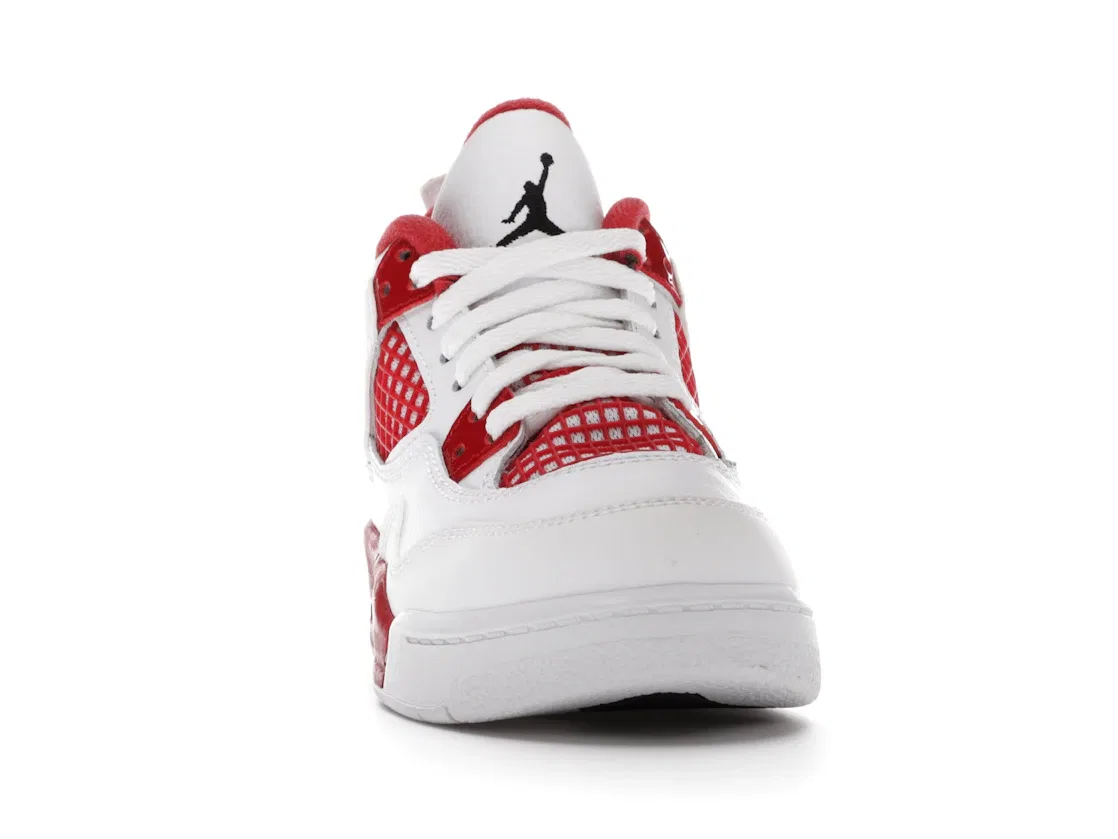 Детские кроссовки Lifestyle Jordan 4 Retro Alternate (PS) Jordan, White/Black-Gym Red — фото 2