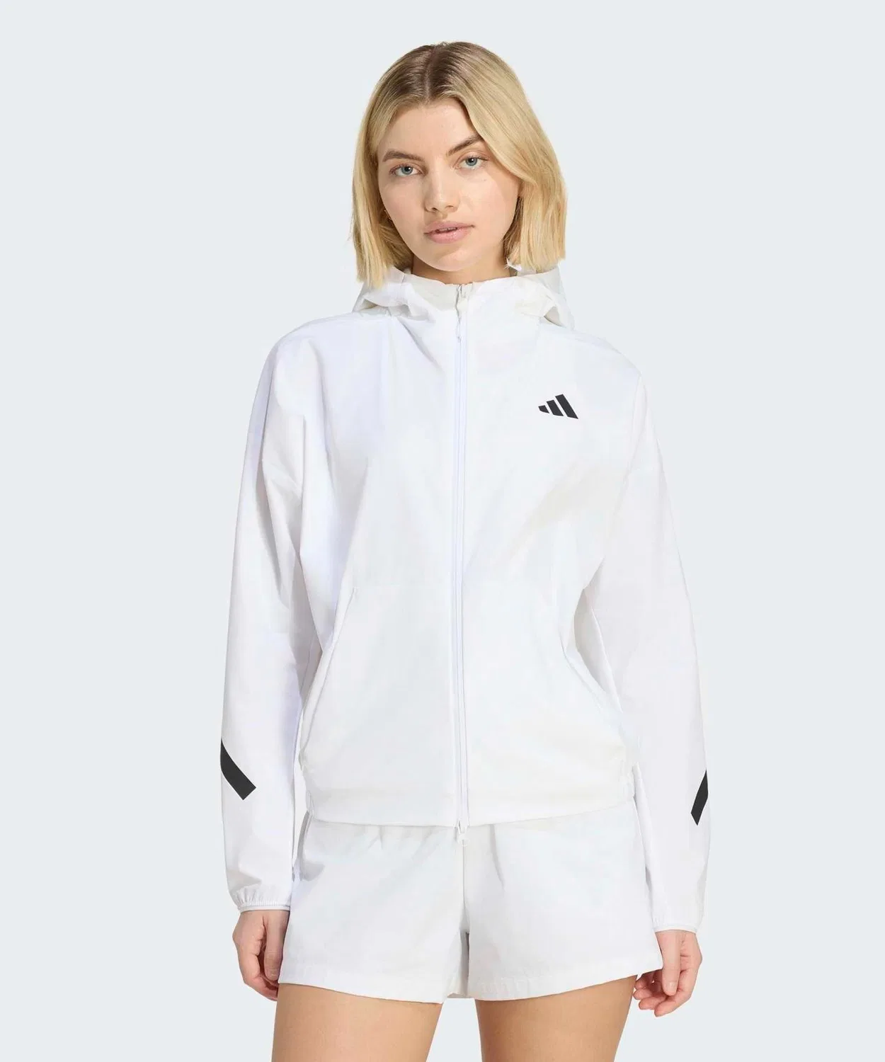Женский джерси-топ с принтом Adidas Z.N.E. Woven, Белый