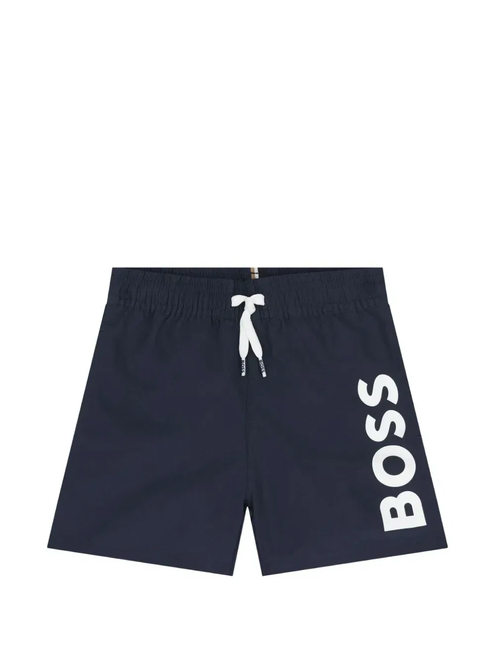Плаватные шорты с логотипом и завязками Boss Kidswear, синий