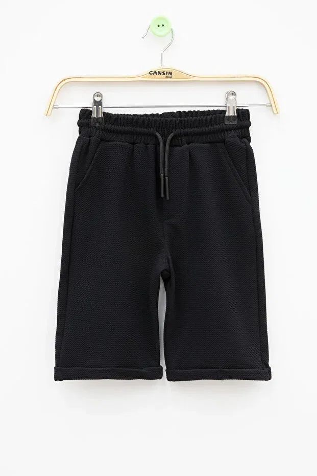 Детские шорты для мальчиков хлопковые Cansın Mini, Black