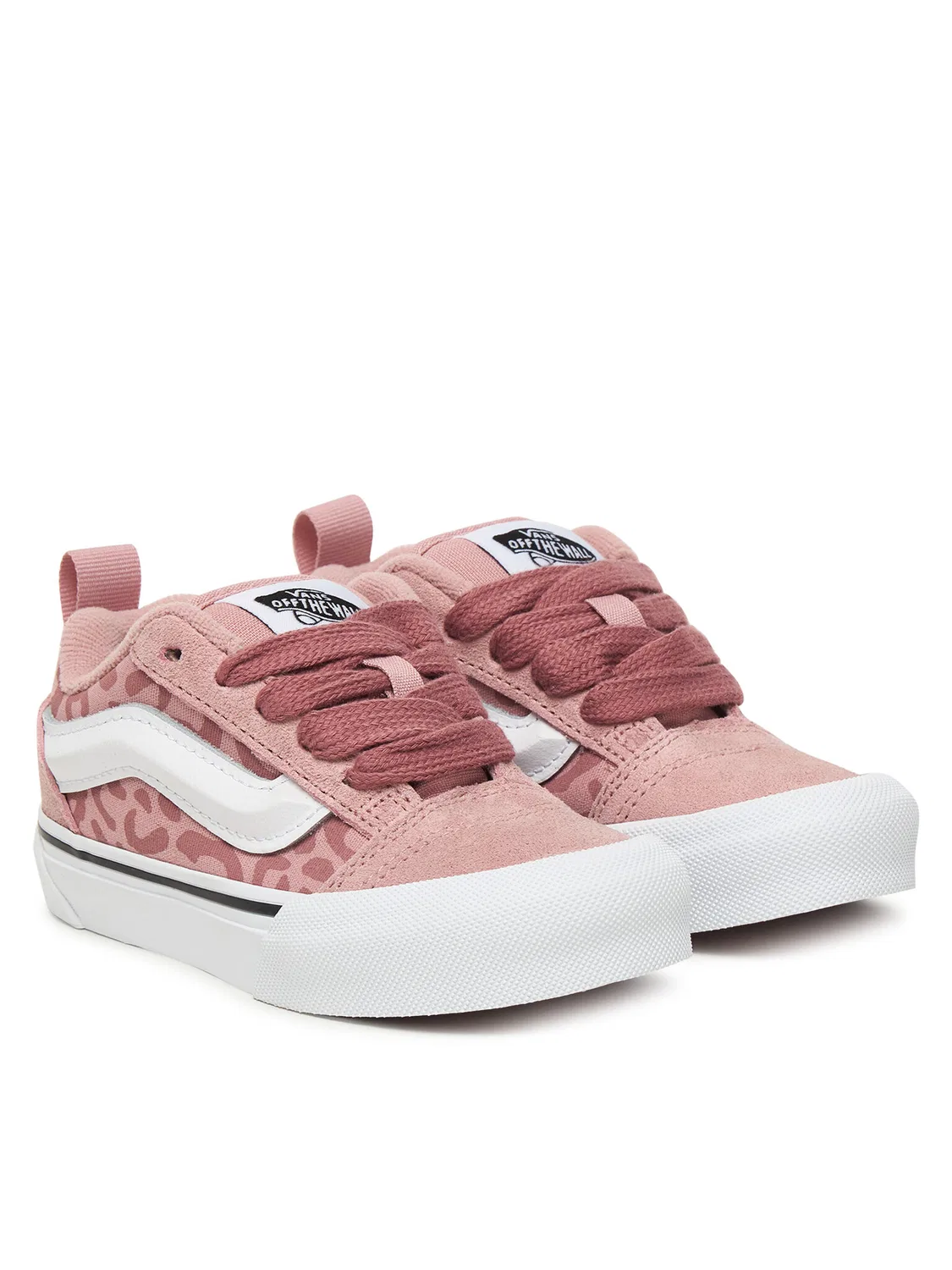 Кроссовки для девочки Knu Skool Vans, розовый — фото 2
