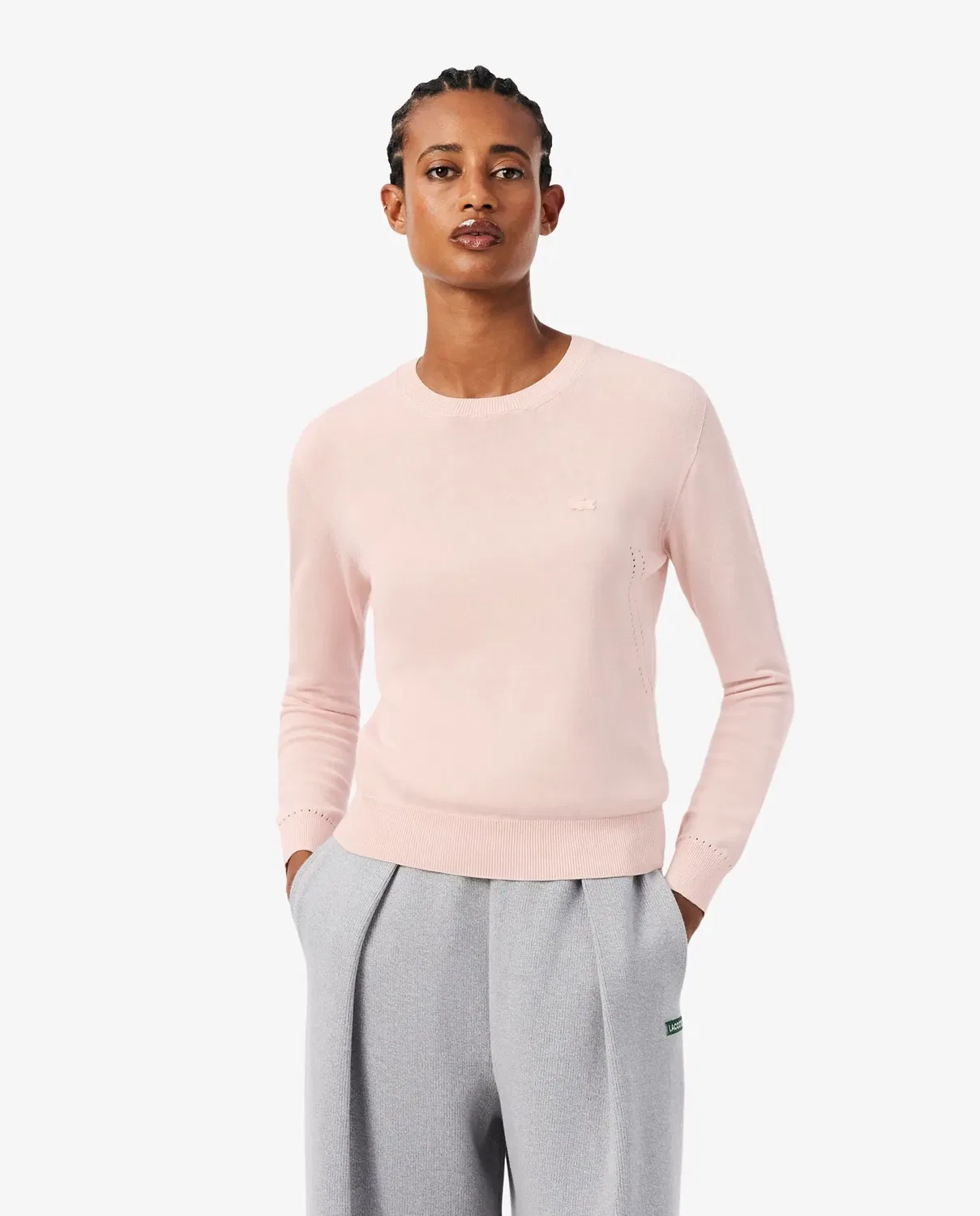 Женский джемпер Lacoste 3D, розовый