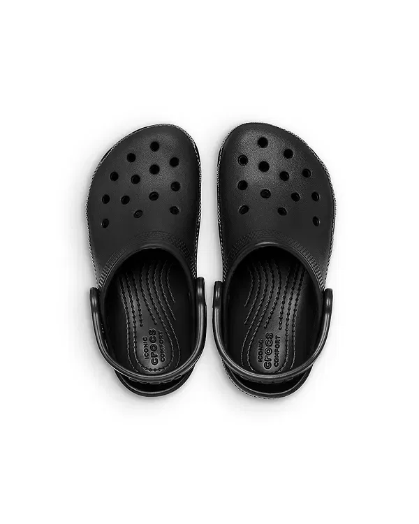 Детские сабо классические Crocs, черный — фото 4