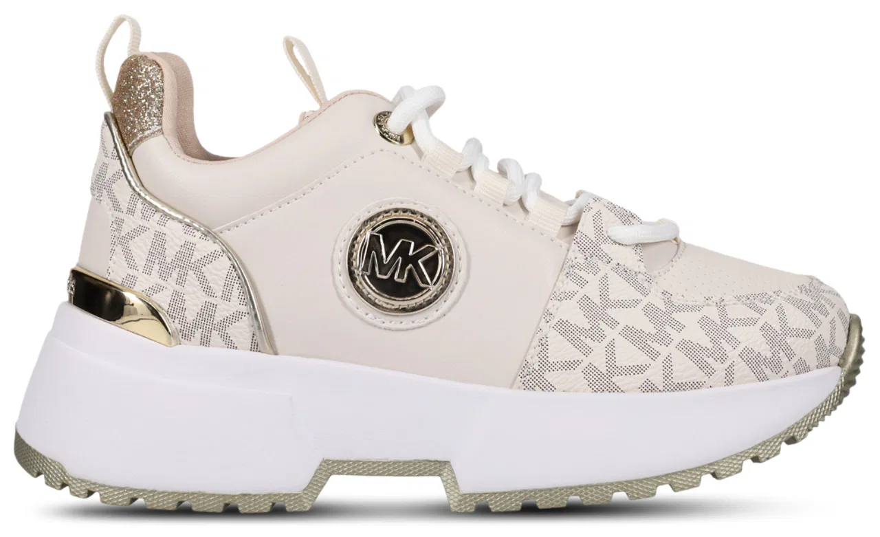 Кроссовки для девочек Cosmo Logo Michael Kors, цвет Vanilla