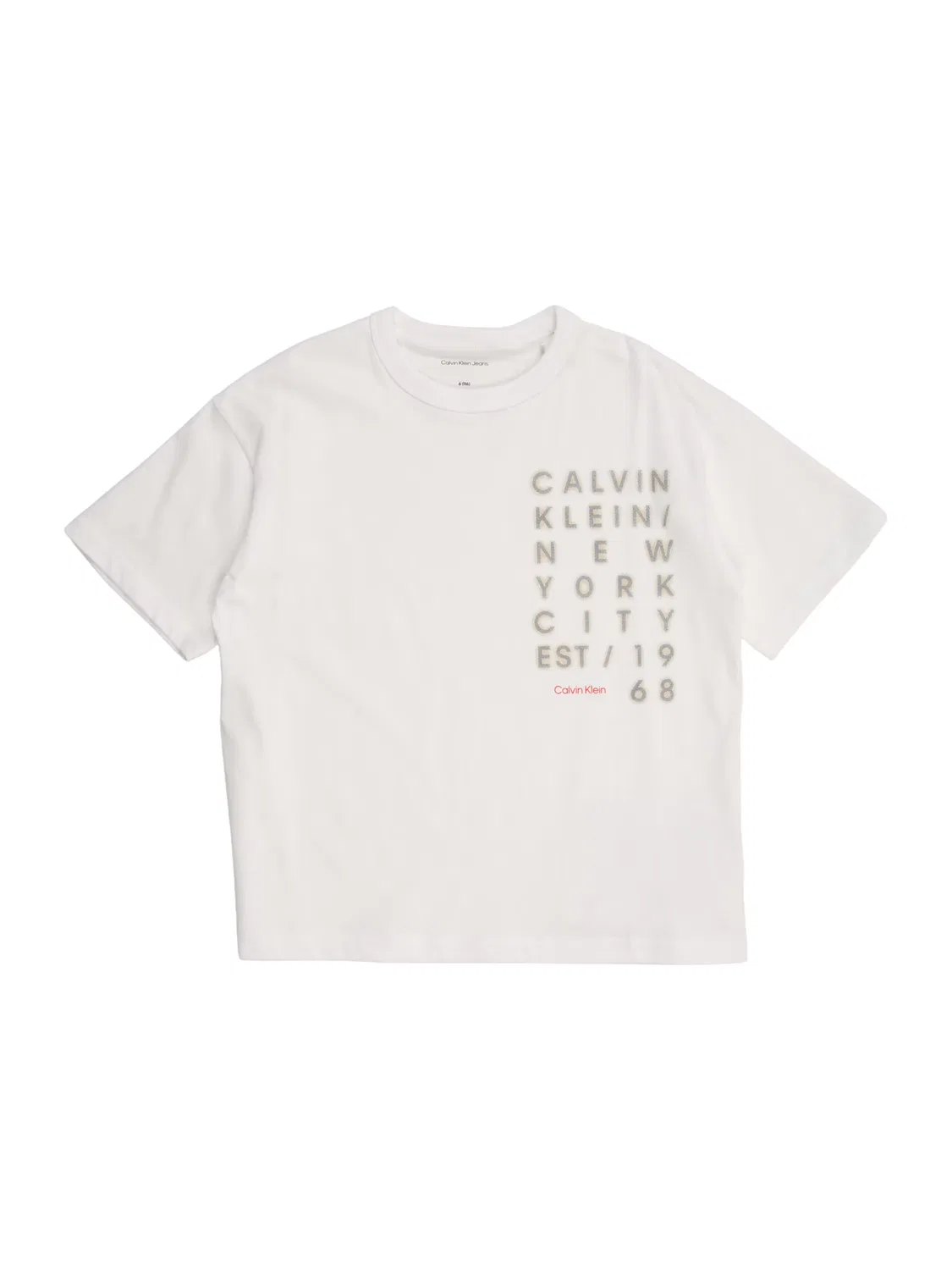 Детская рубашка Calvin Klein Kids белого цвета