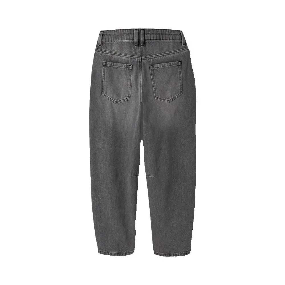 Детские джинсы с мешковатым кроем Bella Barrel Fit Name it, Grey — фото 4