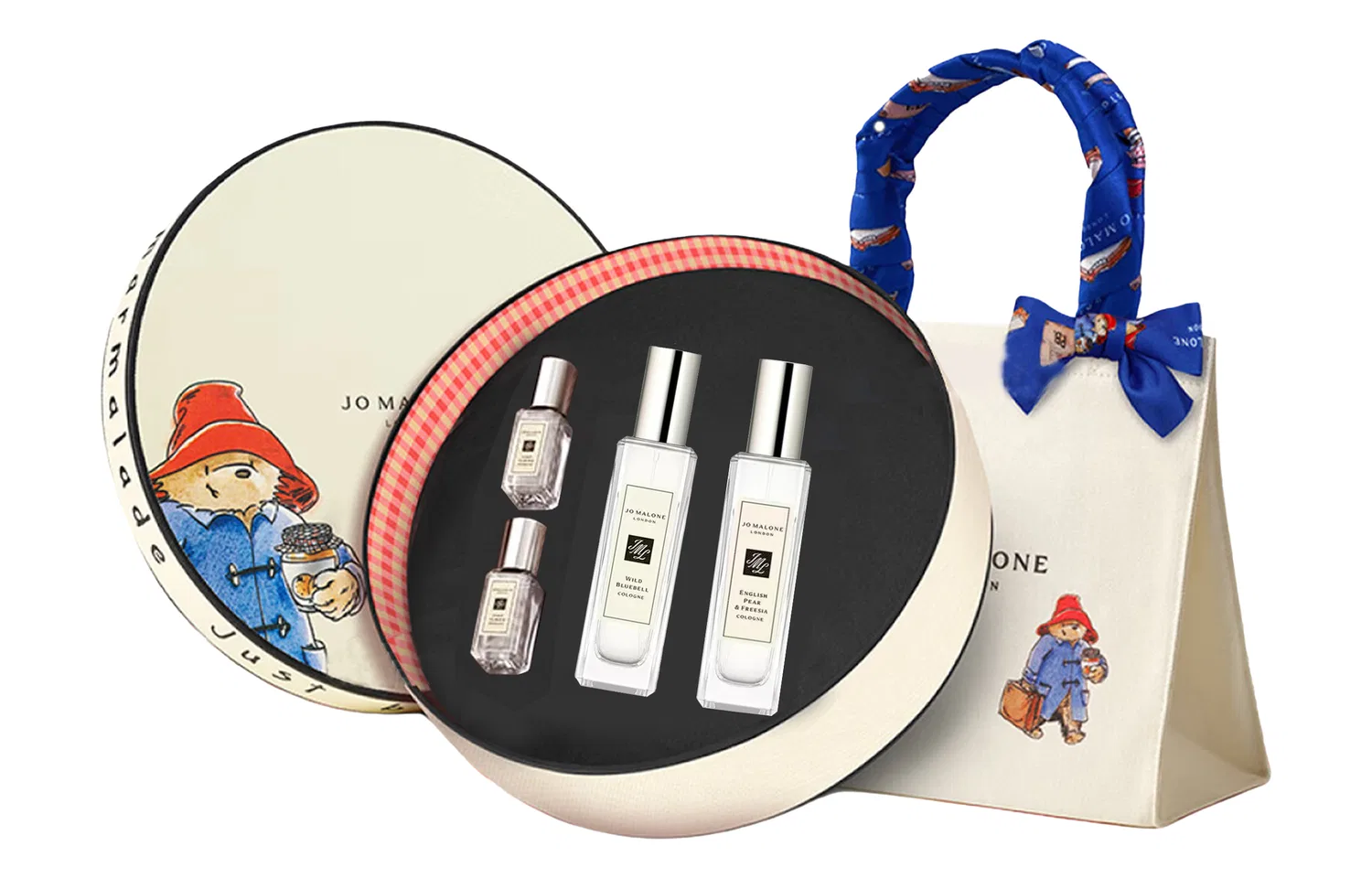 Набор парфюмерной воды Jo Malone London English Pear & Freesia и Jumeirah Bluebell, 30мл+30мл+9мл*2
