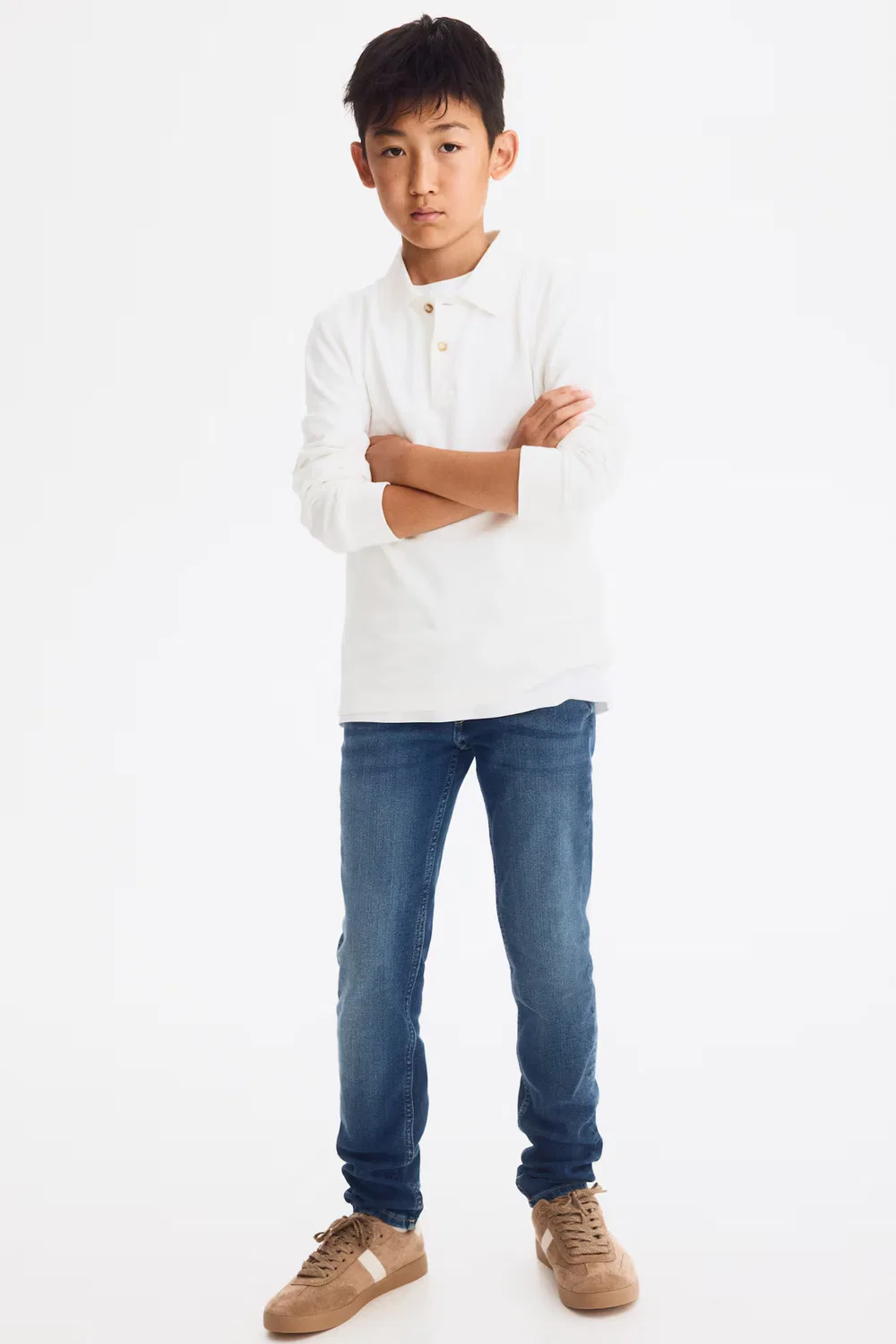 Узкие джинсы H&M, Denimblau