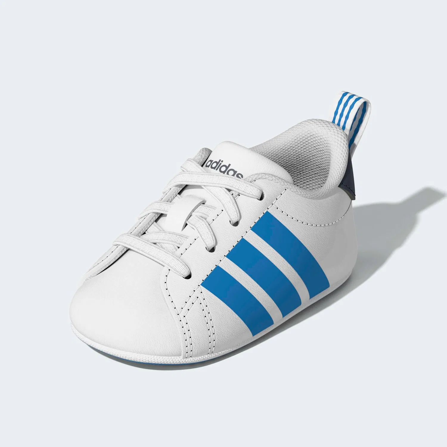 Детские кроссовки для ползания Grand Court Adidas Sportswear, Cloud White/Lucid Ray Blue/Aurora Onix