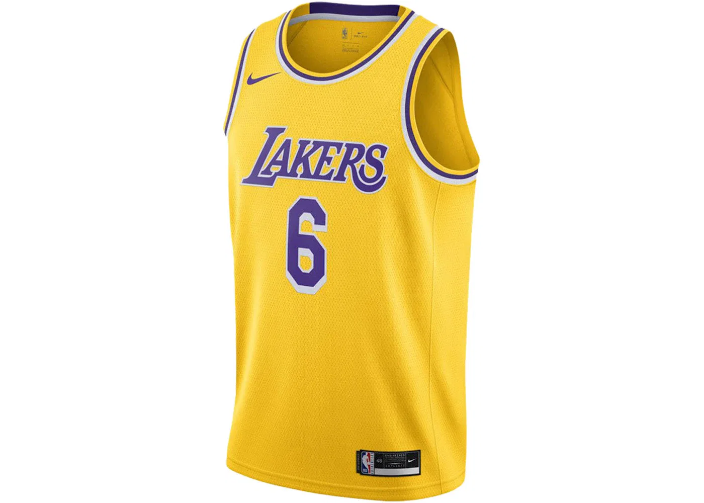 Мужская баскетбольная джерси с длинным рукавом Nike, Yellow Purple