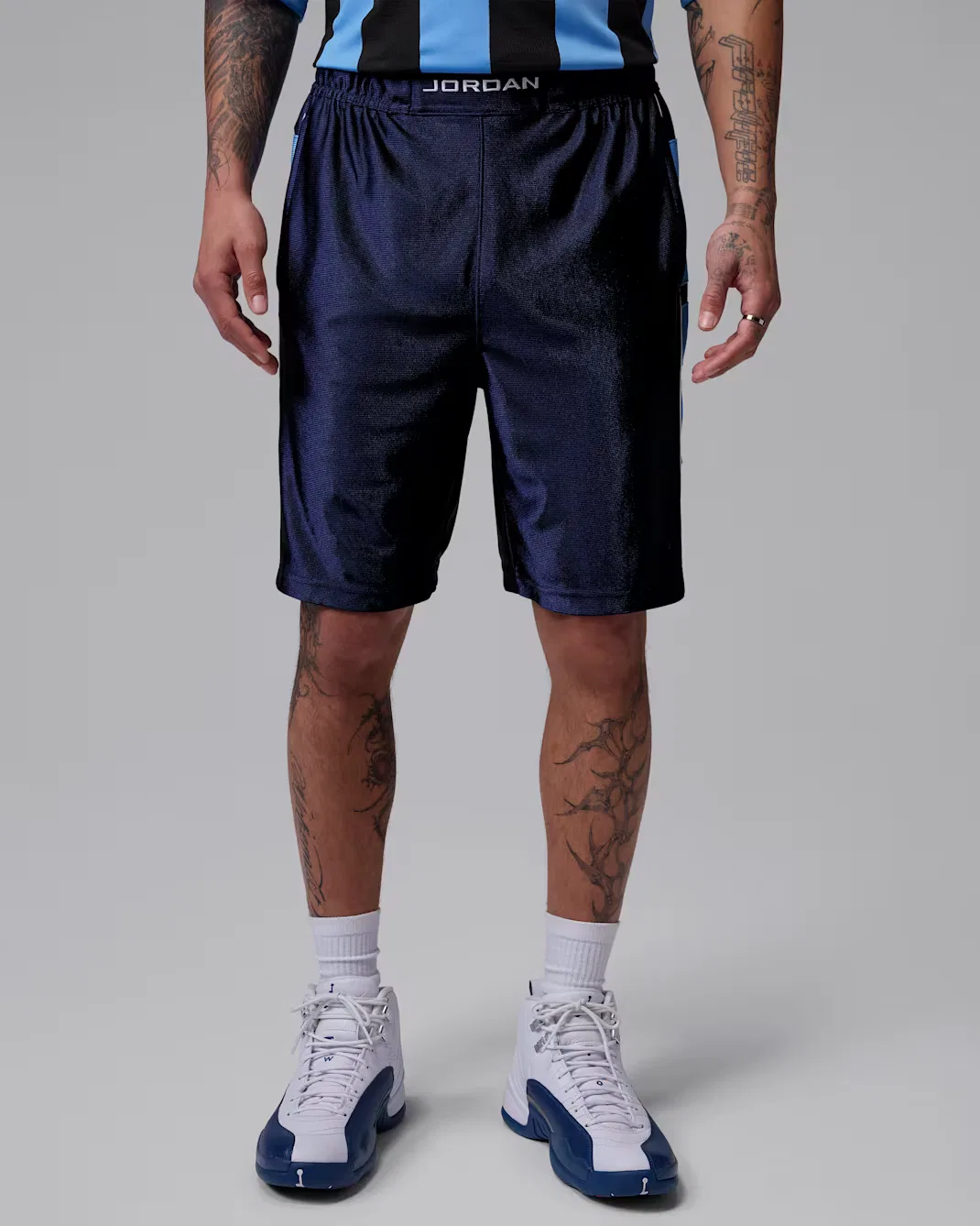 Мужские шорты Jordan Brooklyn Cat Scratch, Midnight Navy/University Blue/Midnight Navy