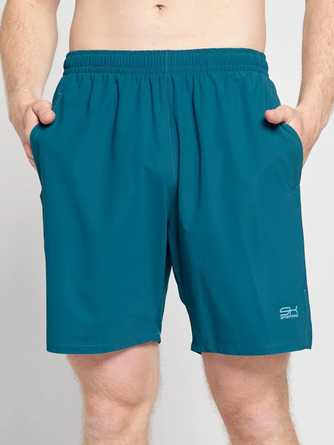 Спортивные шорты Sportkind Regular Workout Pants Performance Shorts в цвете Бетон