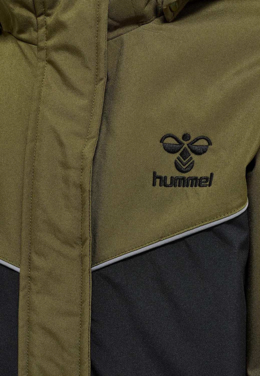Детская куртка на молнии Hmljosse Hummel, Dark Olivgrun — фото 4