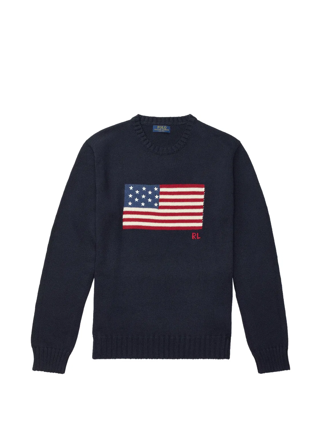 Polo Ralph Lauren Хлопковый джемпер с круглым вырезом - синий