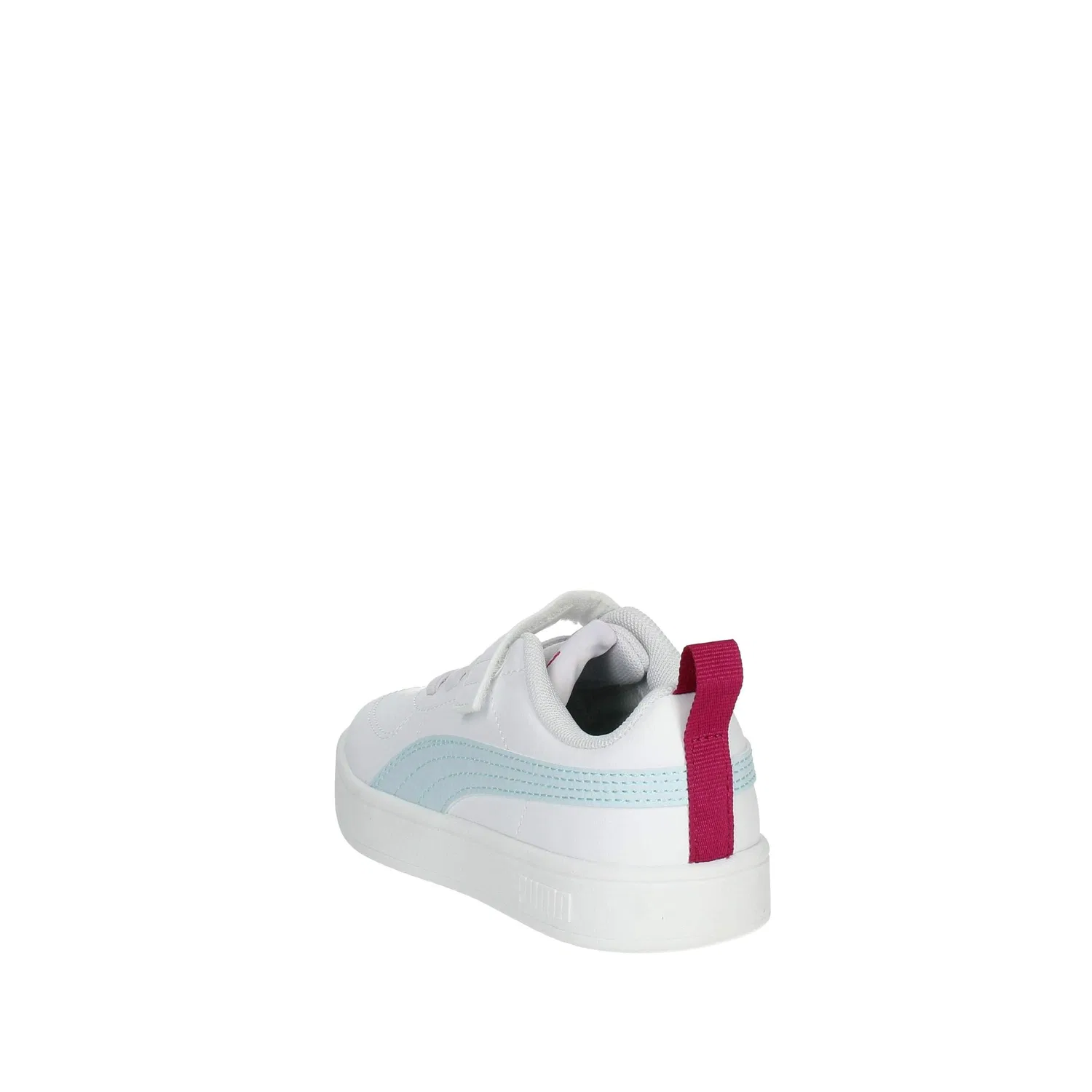 Детские кроссовки с липучкой Rickie PUMA PUMA White Icy Blue Pinktastic — фото 2