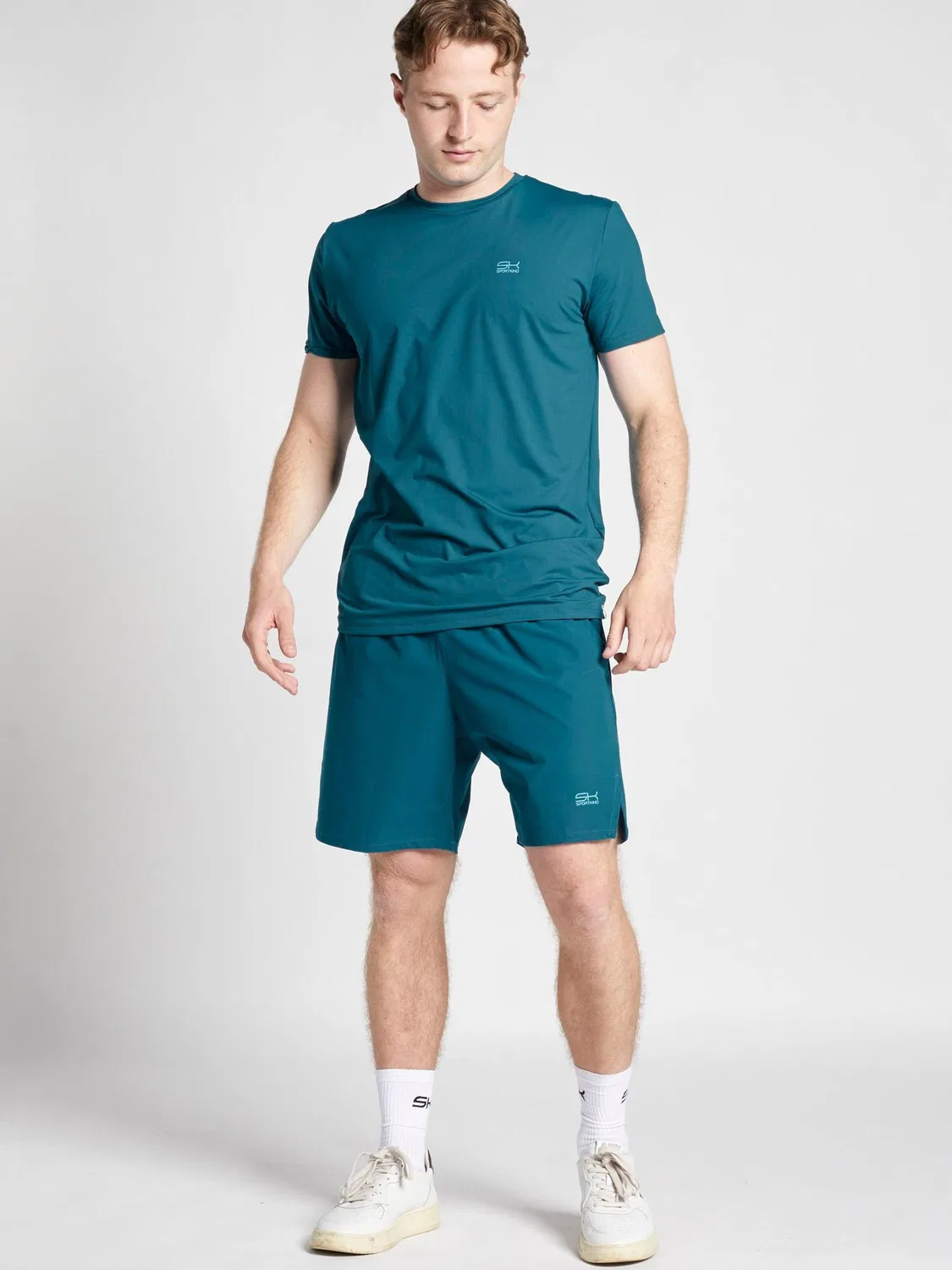 Спортивные шорты Sportkind Regular Workout Pants Performance Shorts в цвете Бетон — фото 2