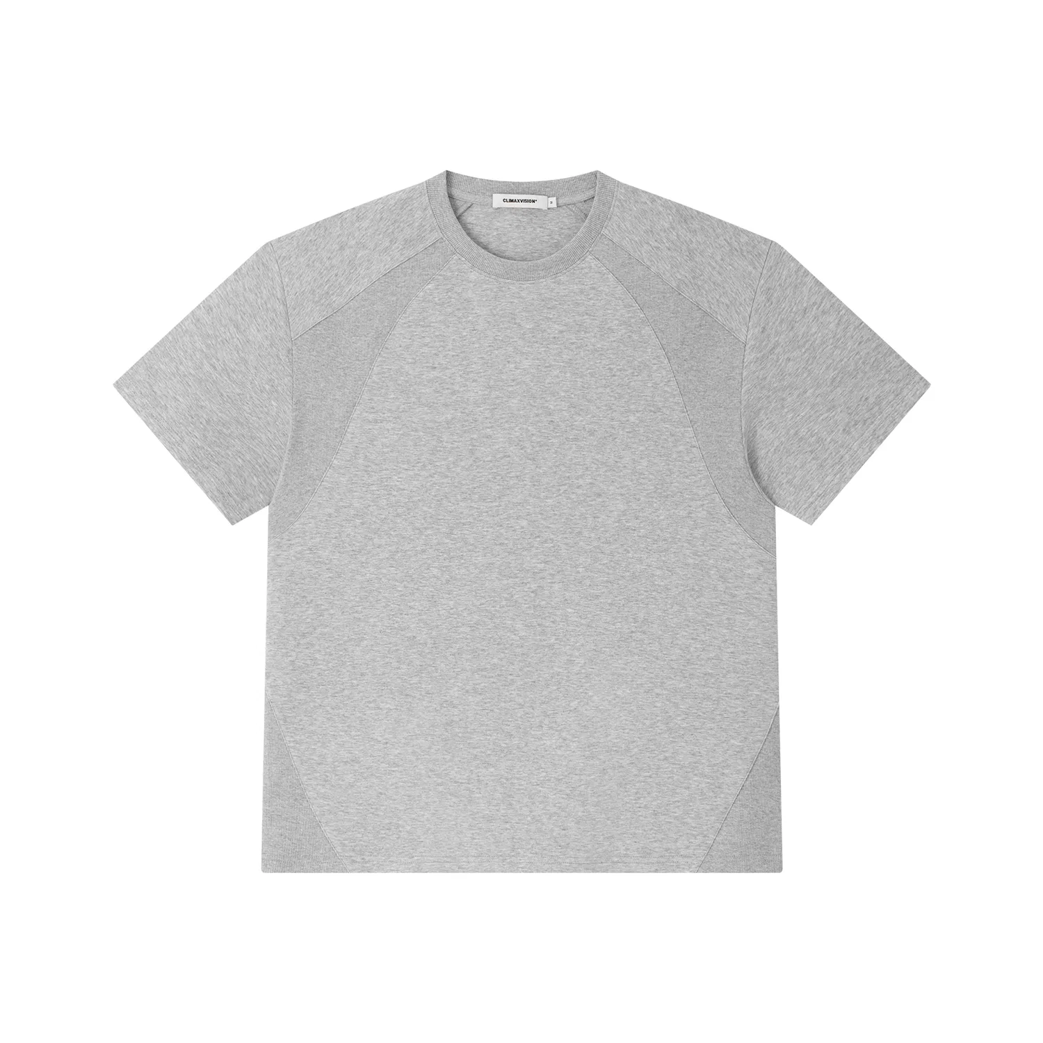 Детская футболка с круглым вырезом, свободного кроя, Unisex, CLIMAX VISION, Gray