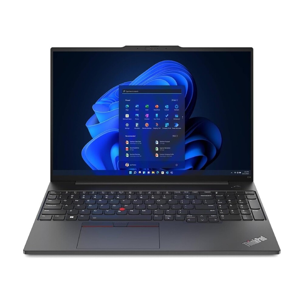 Ноутбук Lenovo ThinkPad E16 Gen 1 16", 16 ГБ/256 ГБ, i5-1335U, Intel Iris Xe, черный, английская клавиатура