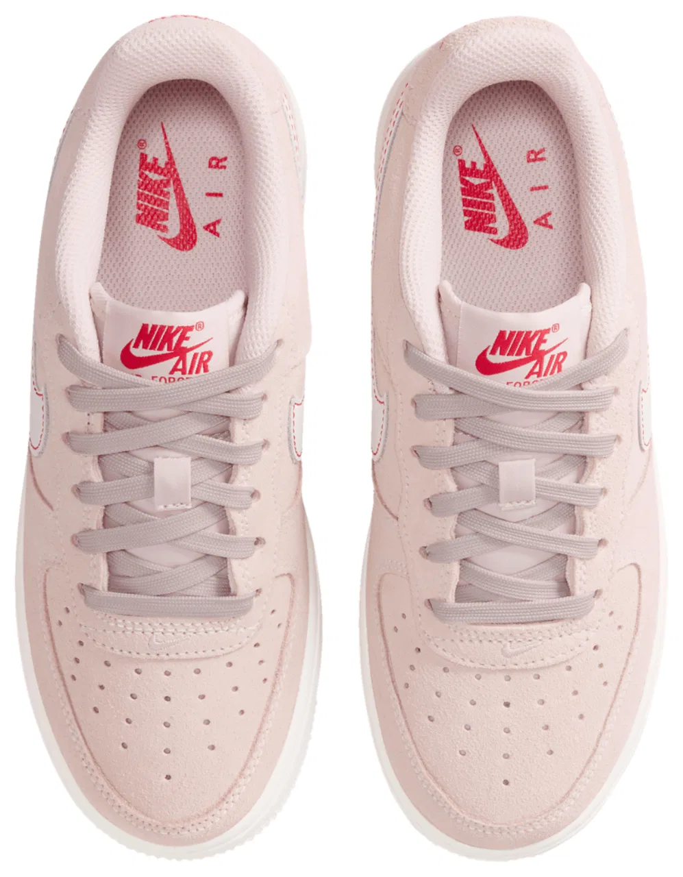 Кроссовки для мальчиков Air Force 1 LV8 Nike, цвет Red/Sail — фото 4