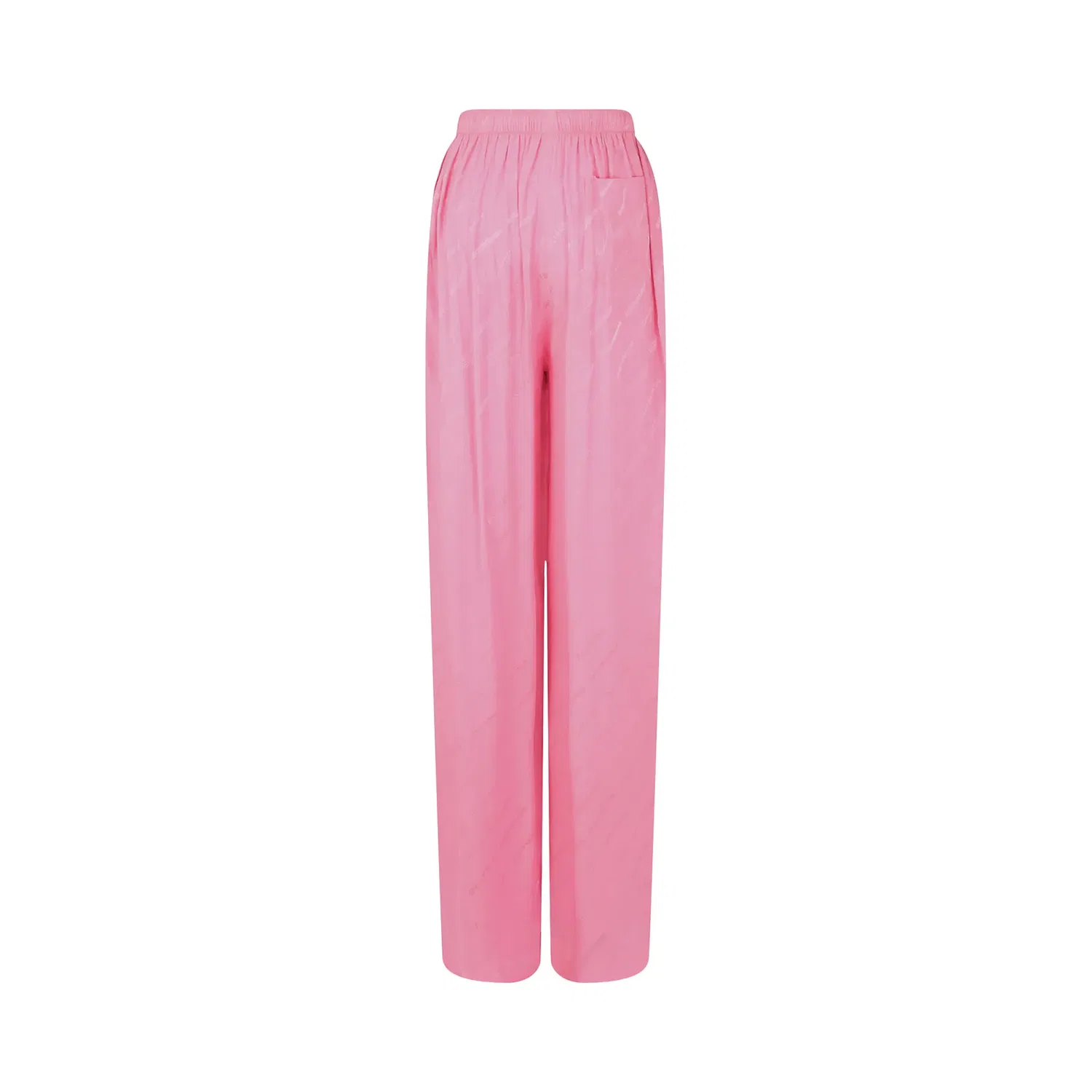 Брюки шелковые Logomania Jacquard Pyjama Balenciaga, Pink — фото 2