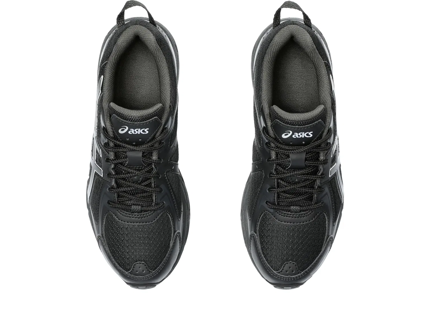 Детские кроссовки для мальчиков с амортизацией Gel Venture 6 GS ASICS, Nero — фото 4