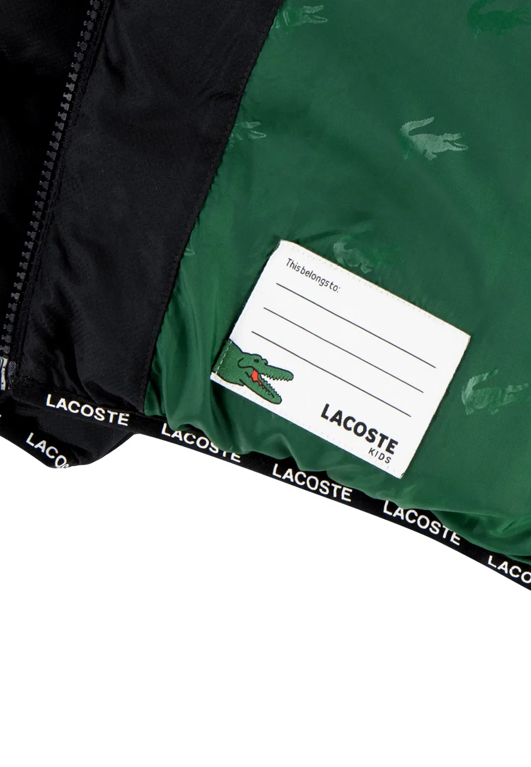 Куртка стеганая, черный Lacoste — фото 4