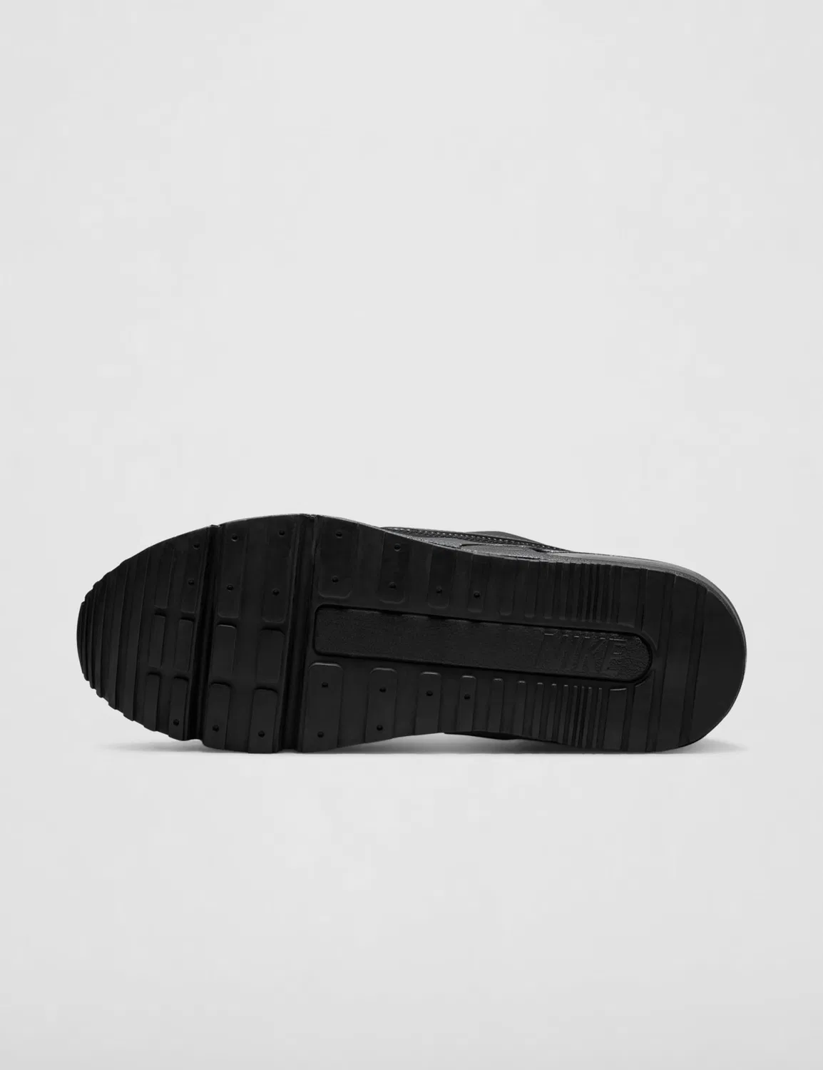 Детские кроссовки для девочек с кожаным верхом Air Max Ltd 3 NIKE, Black — фото 4