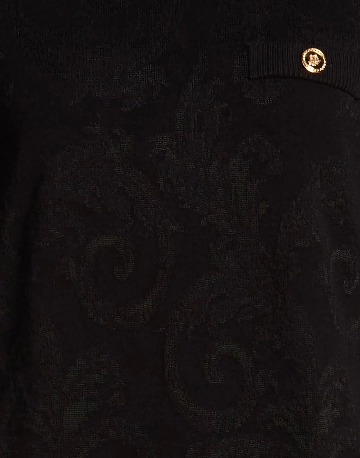 Женское облегающее платье с принтом Bodycon Dress Versace, черный — фото 4