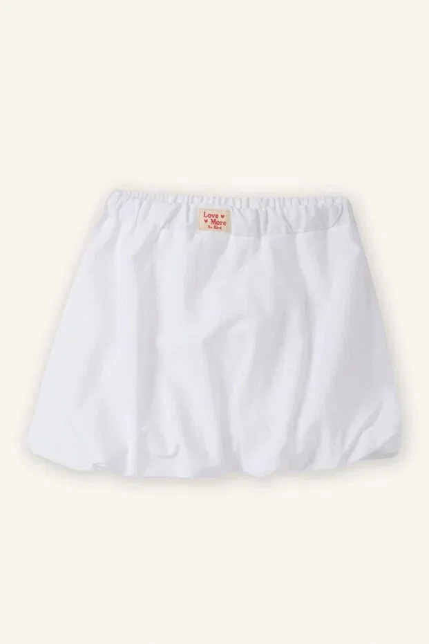 Детская юбка для девочек хлопковая Defacto, White-Wt34
