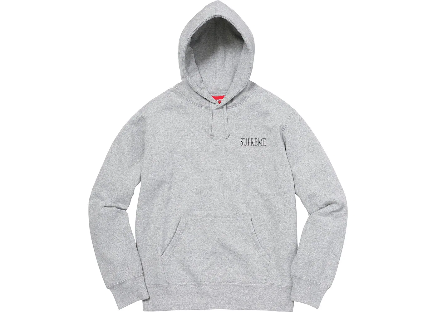 Мужской худи с капюшоном Supreme Decline Sweatshirt, Heather Grey
