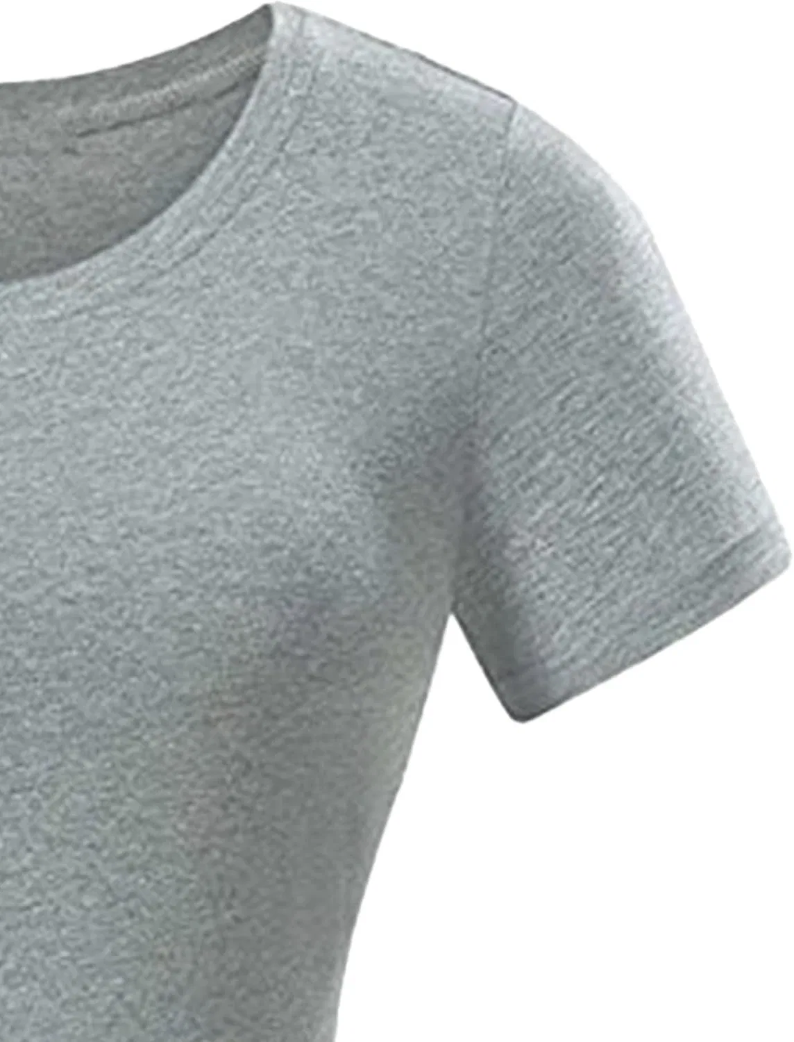 Женское летнее платье миди с воротником-стойкой A-line, Gray — фото 3
