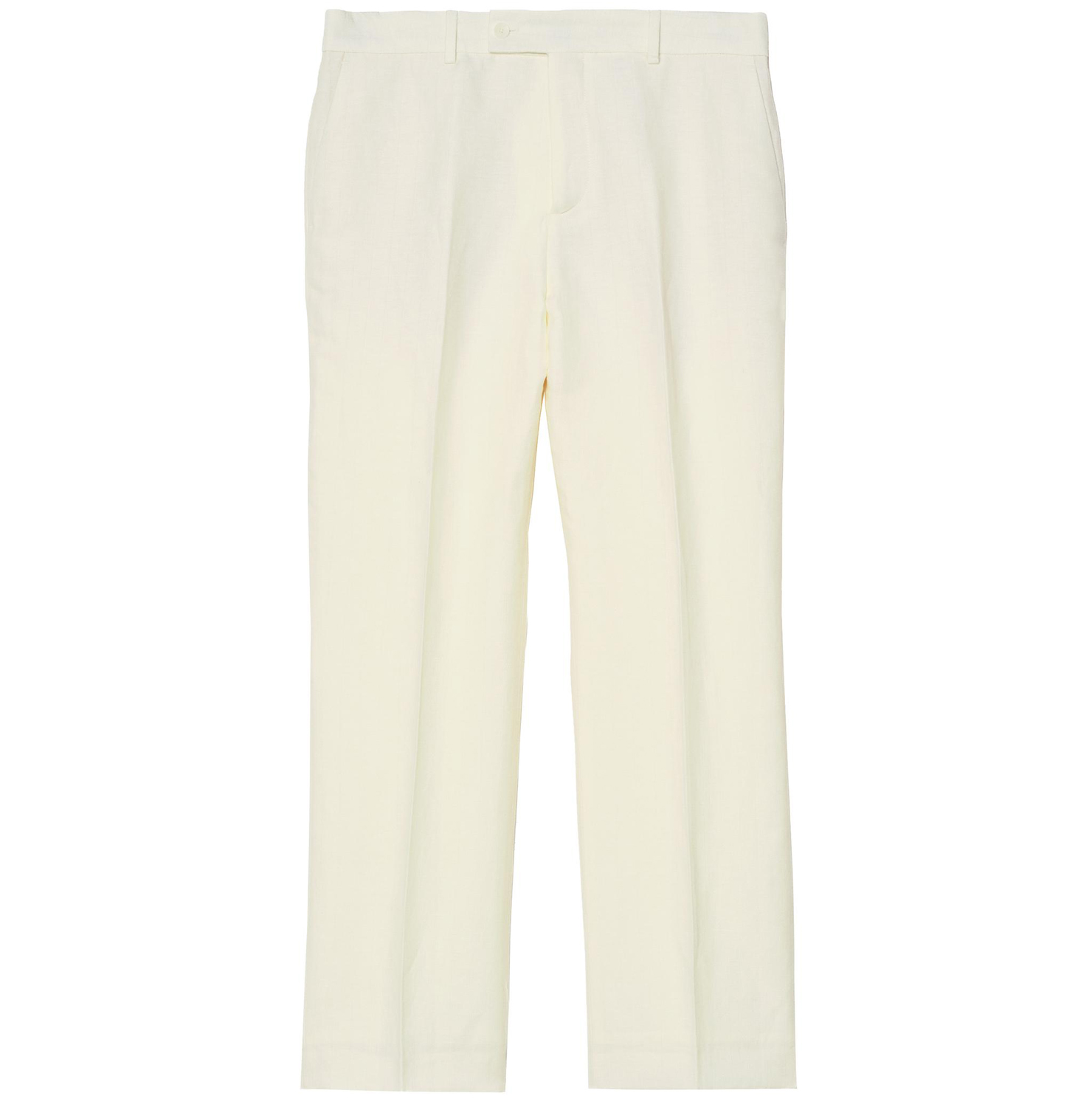 Брюки Zara Benito Antonio Collection Relaxed Fit Herringbone Linen - Wool Suit, экрю — фото 2