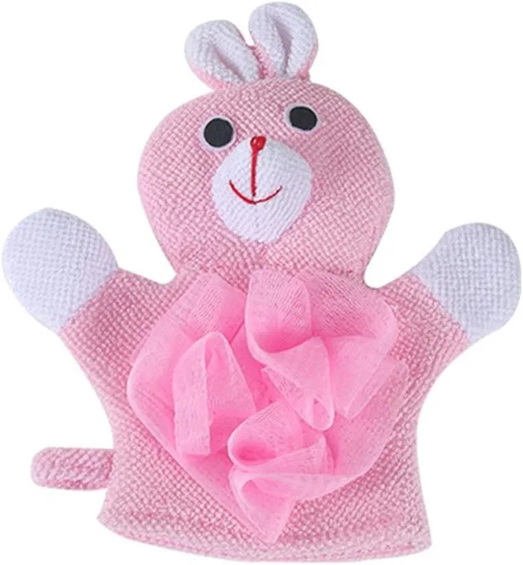 Мочалка для душа из композитного хлопка, Generic, 200 г, Pink