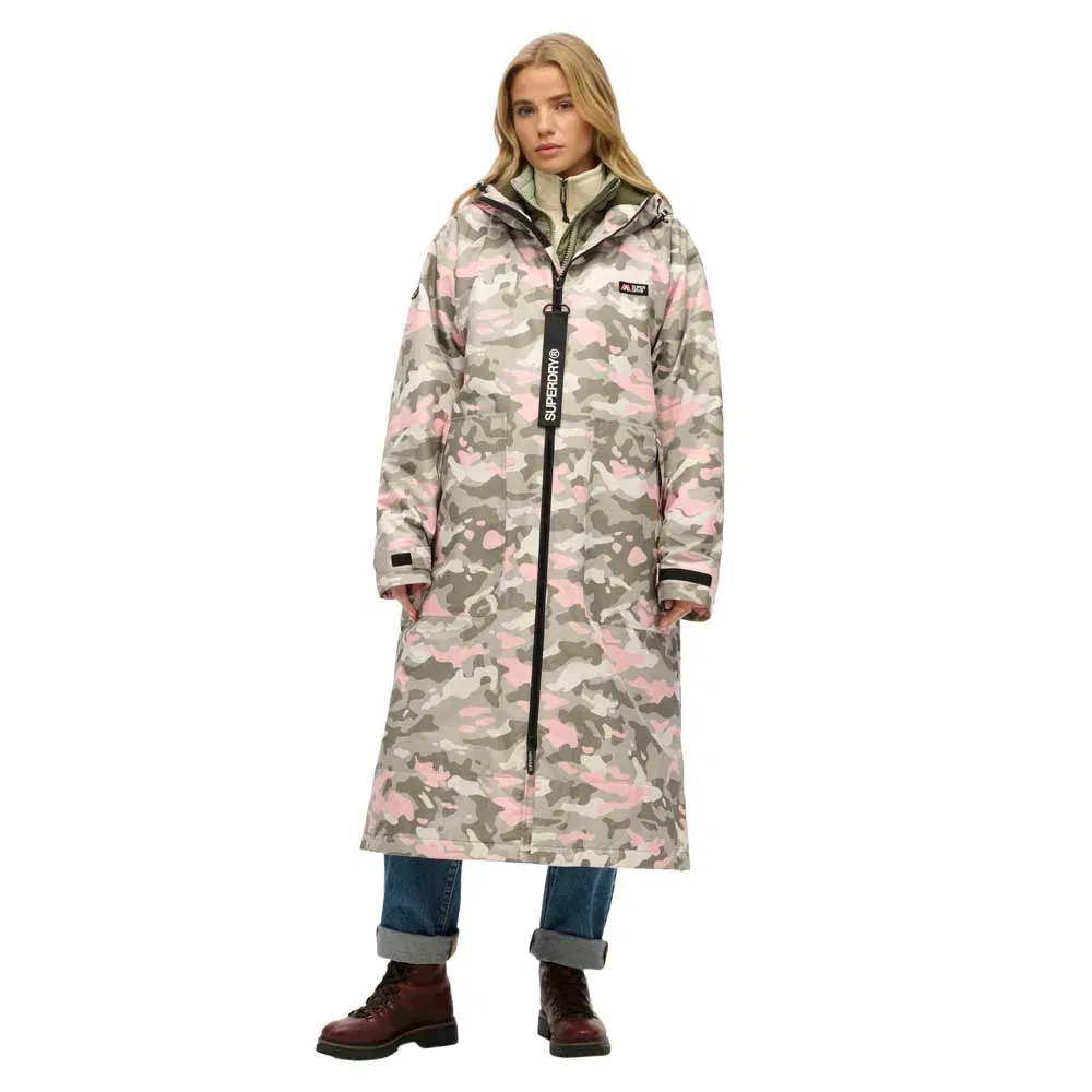 Женская дождевая куртка с капюшоном Superdry, Beige