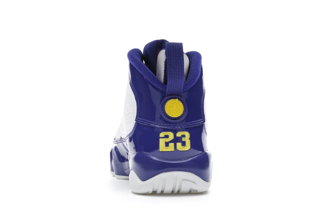 Детские кроссовки Lifestyle Jordan 9 Retro Jordan, White Concord Tour Yellow — фото 4