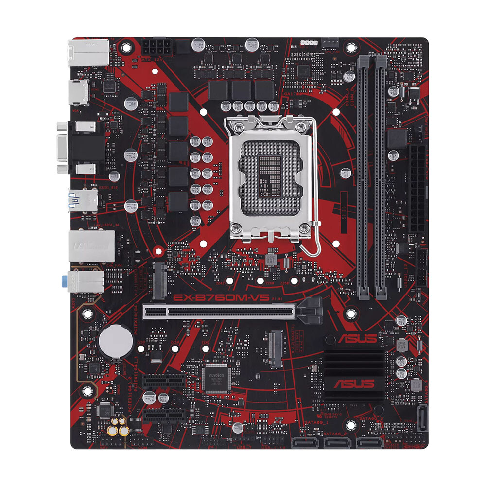 

Материнская плата Asus EX-B760M-V5, LGA1700, DDR5