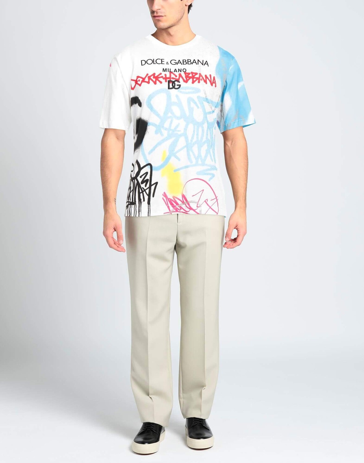 Футболка Dolce & Gabbana, белый — фото 2