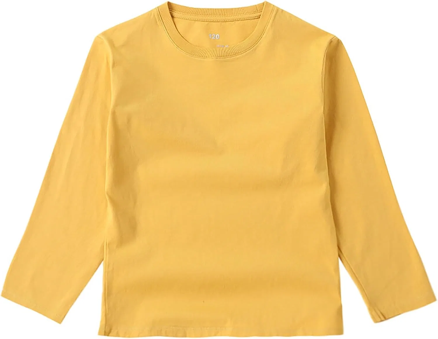 Детская футболка с длинным рукавом, Slim, Cotton Soft, Yellow