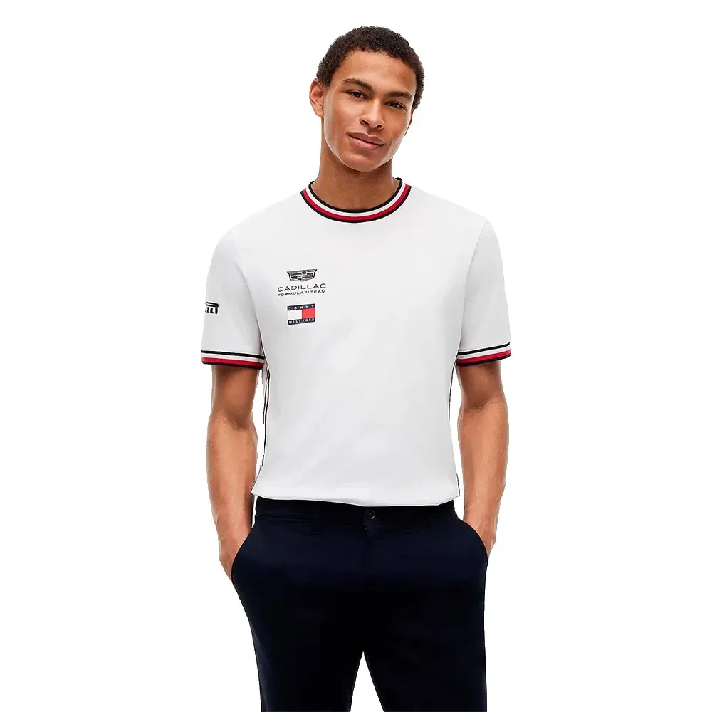 Футболка с коротким рукавом TH X CF1 Replica Tommy Hilfiger, белый