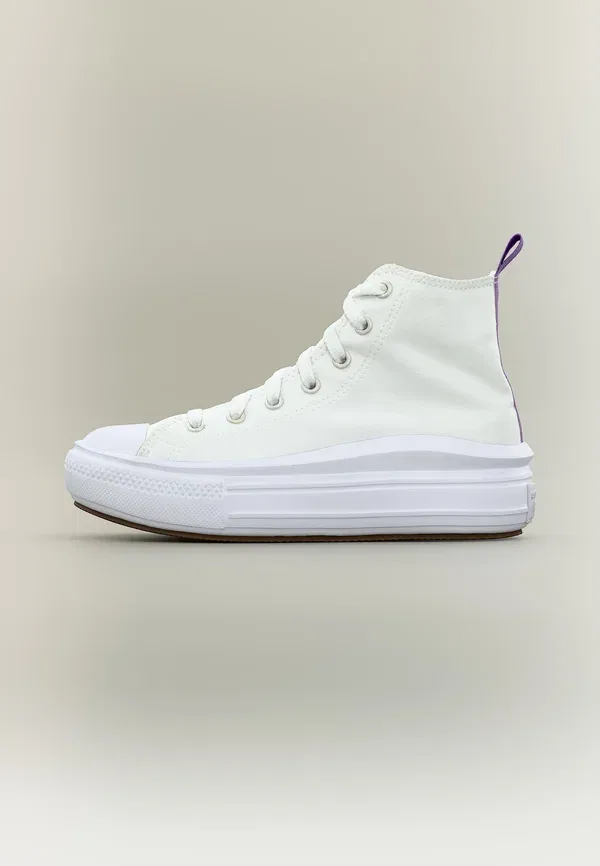 Детские кроссовки Converse, белый/фиолетовый