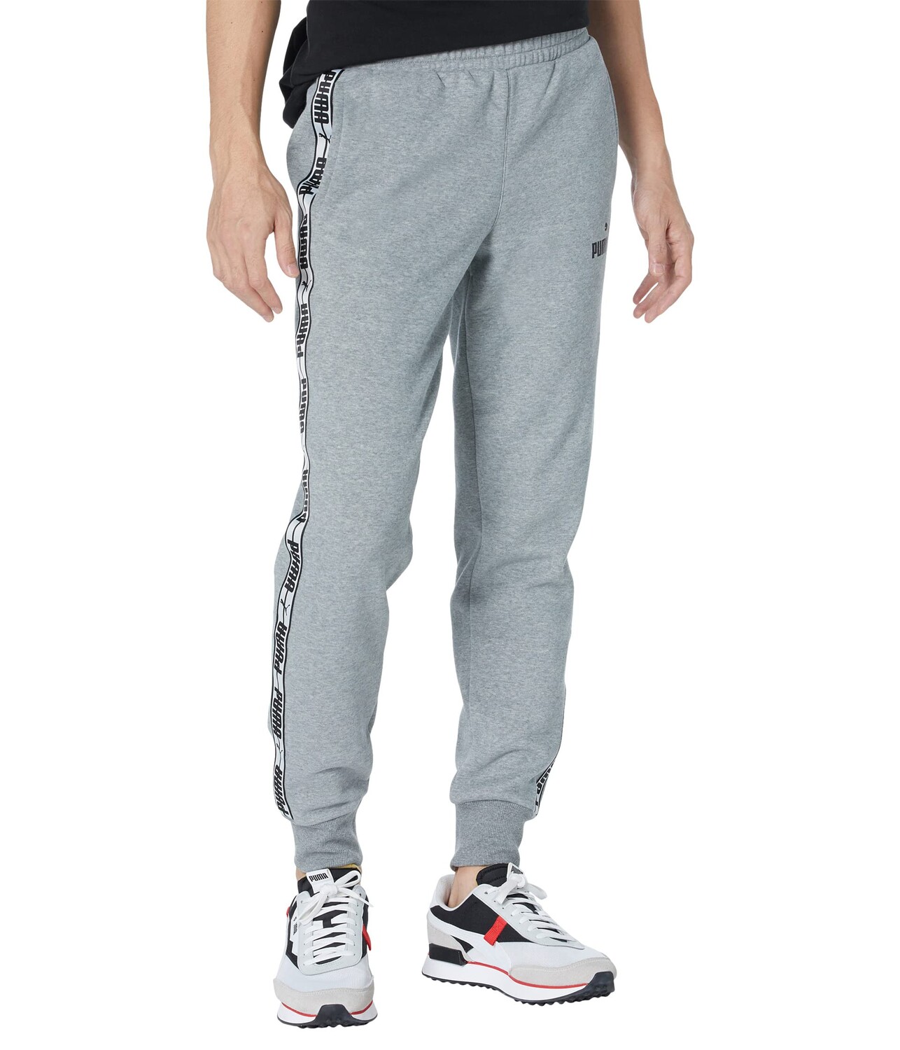 

Мужские брюки спортивные Puma Taping Pants Fleece, серый