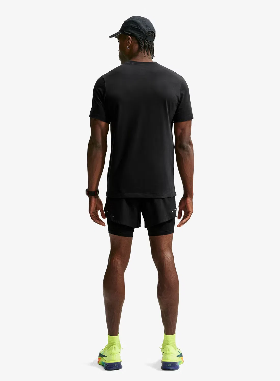 Футболка с технологией Dri-FIT Running DNA Nike, черный — фото 2