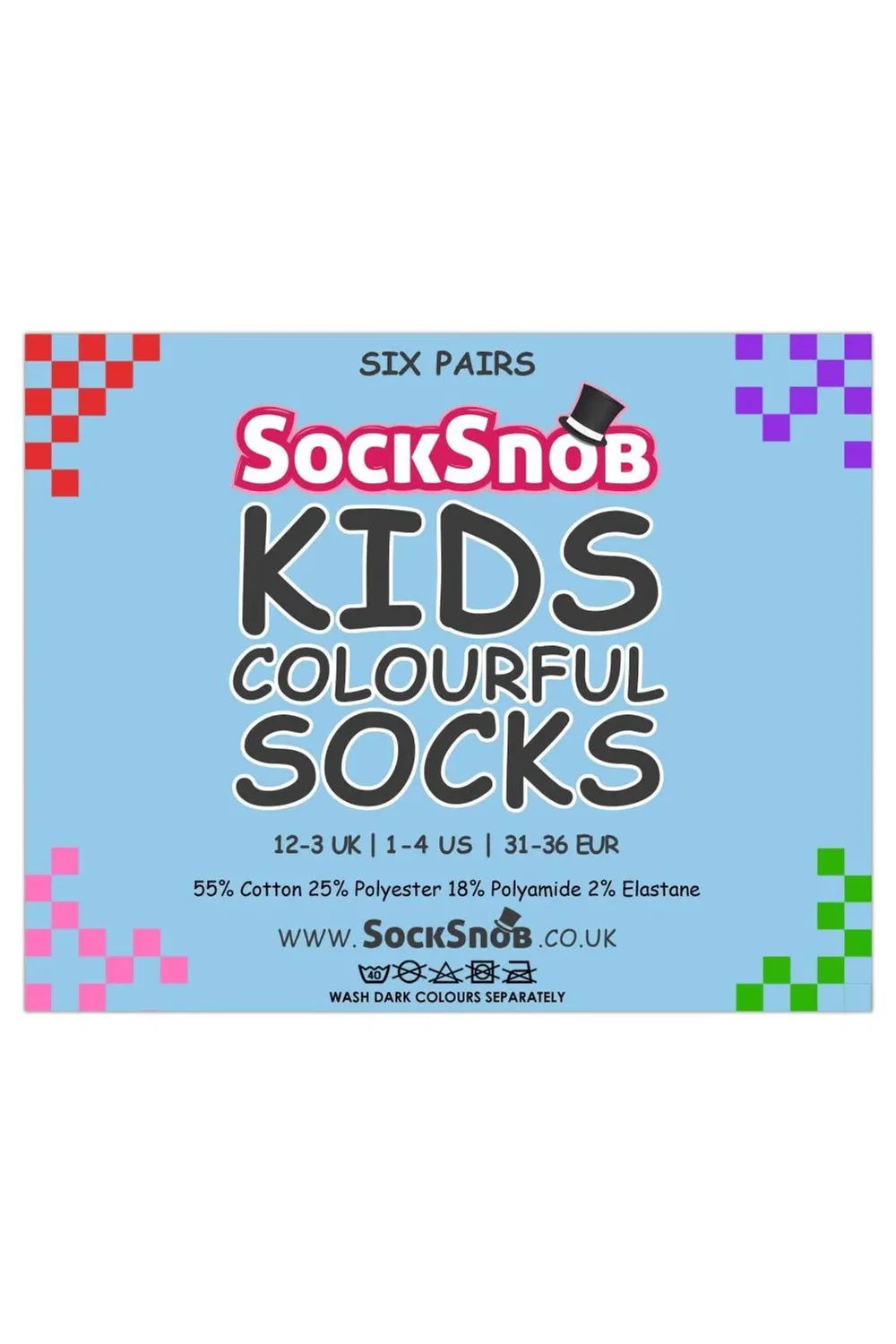 Набор носков из хлопка Sock Snob, Navy — фото 2