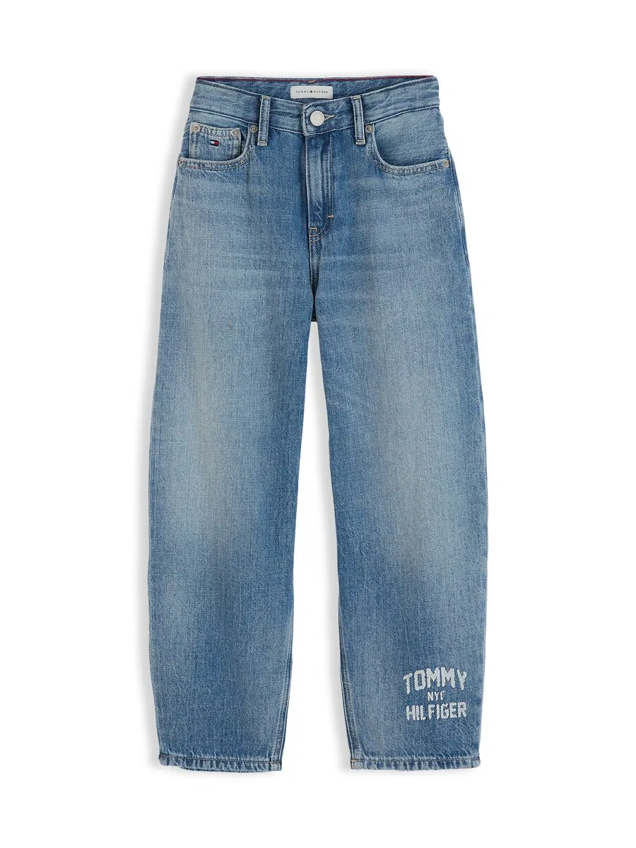 Джинсы TOMMY HILFIGER Barrel Jeans синего цвета